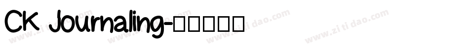 CK Journaling字体转换